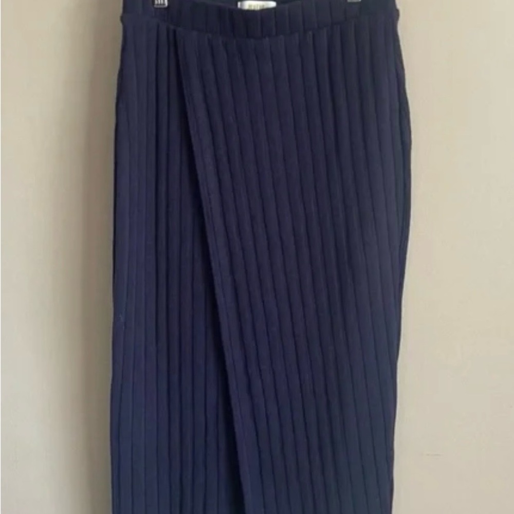 Anthropologie (Maeve) Navy Midi Skirt